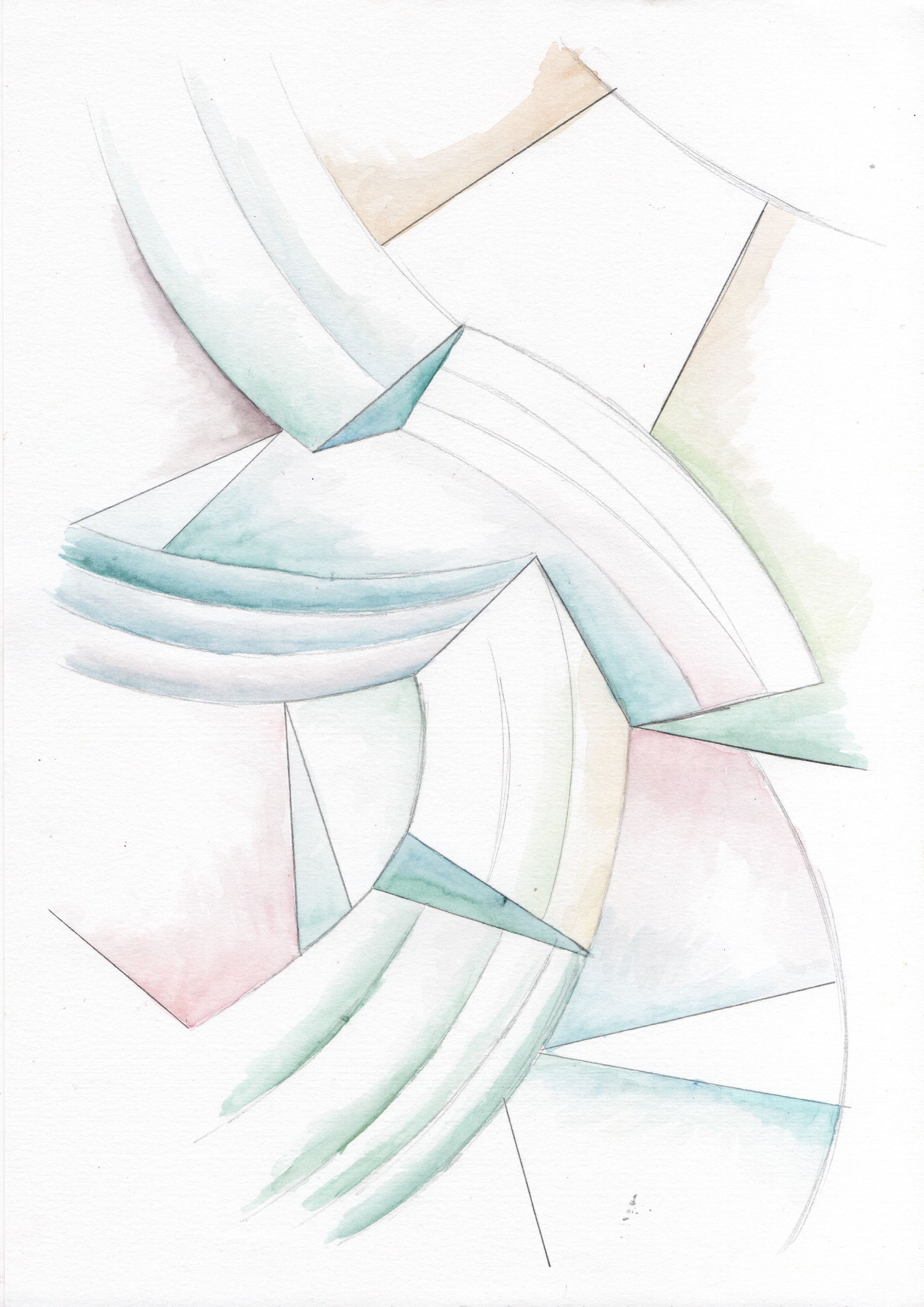 Uma segunda pintura com estilo abstrato